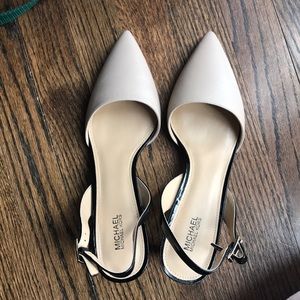 NEW SIZE8 Michael Kors Claudia Sling Back Leather
